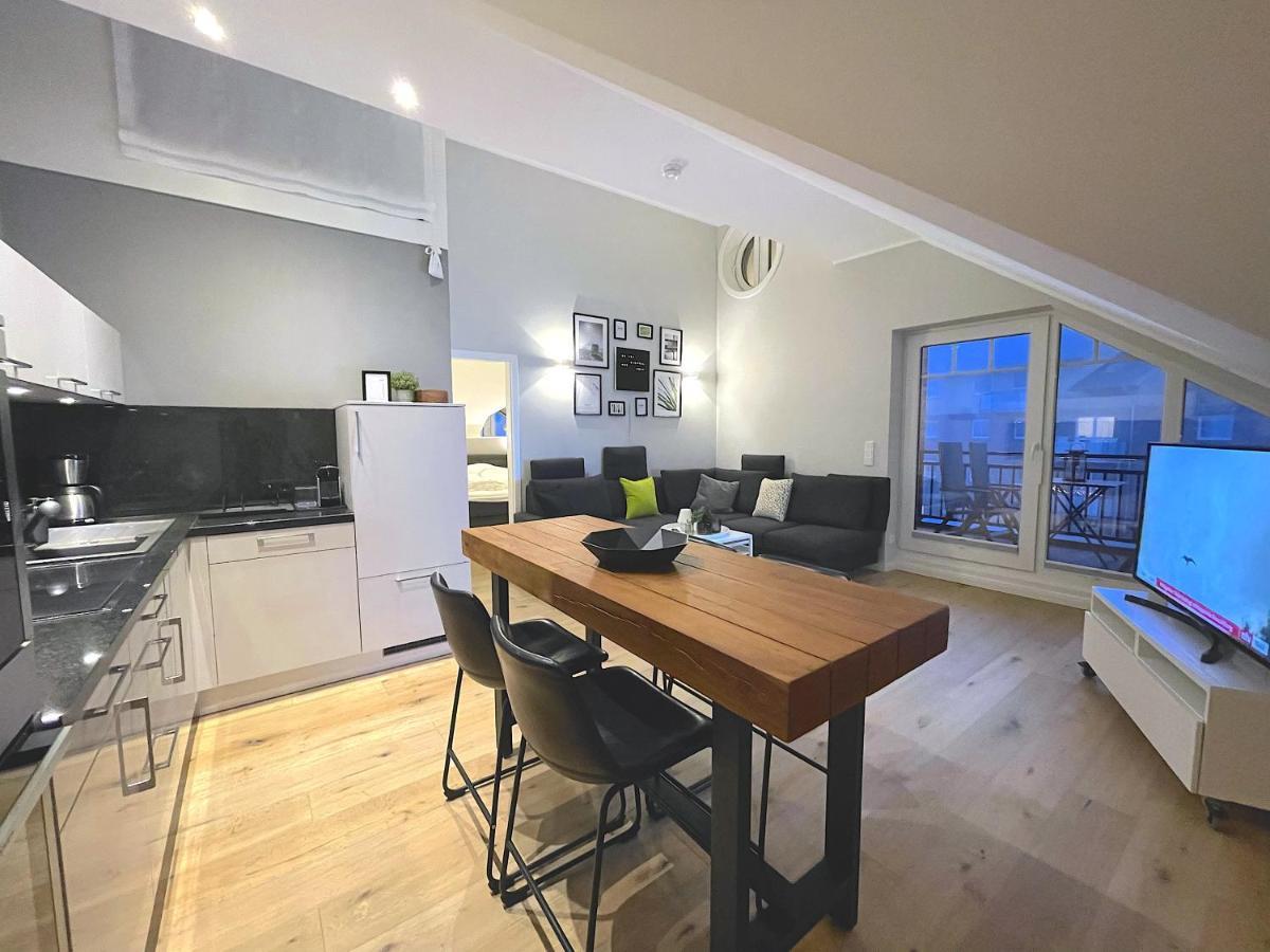 Smuk - Luxus Dachgeschoss Apartment Westerland Bagian luar foto